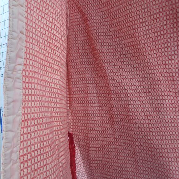 Pendleton Vintage 60s Wool Red Gingham heritage style Short Sleeve Blouse Top - Picture 11 of 12